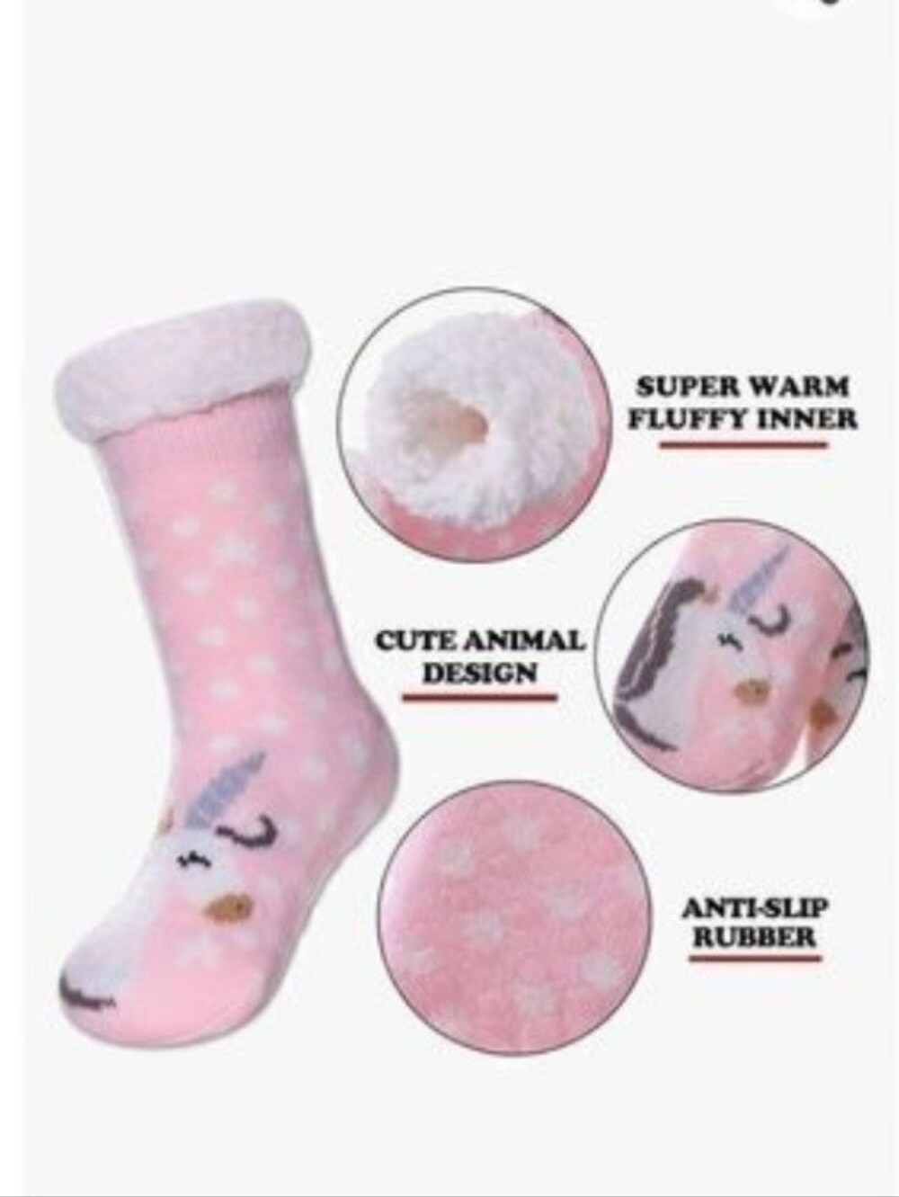 NWT SWEET HOME KIDS SLIPPER SOCKS